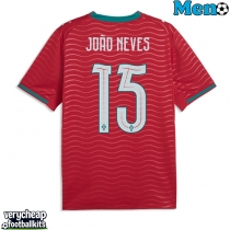 Portugal Joao Neves #15 Replica Home Shirt World Cup 2026 Short Sleeve